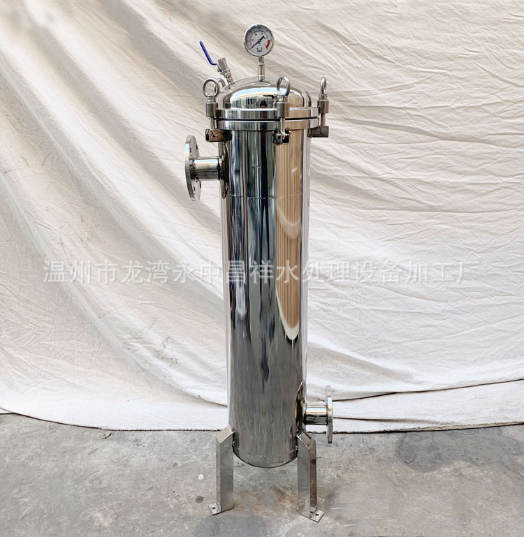 厂家直供电厂冷却水过滤器造纸厂废水过滤器垃圾渗滤液袋式过滤器