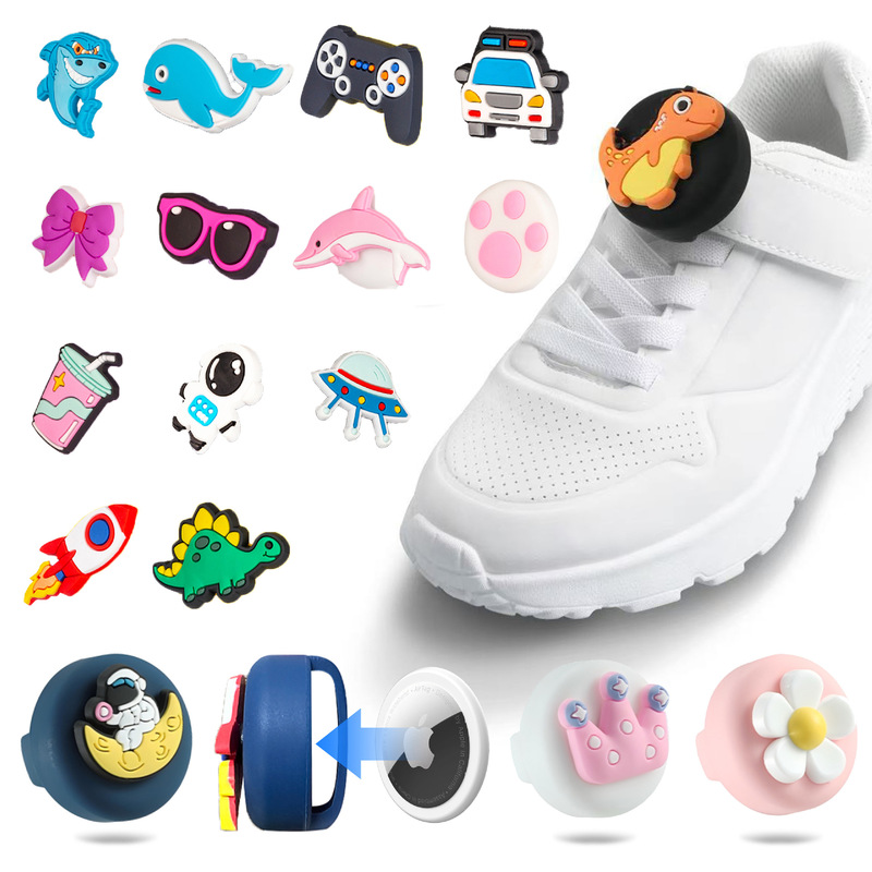 Suitable for Airtag Protective Case, Apple Anti-Lost Device Locator, Cartoon Children's Shoelace Hanging Airtag2 Protective Case Suitable for Airtag Protective Case, Apple Anti-Lost Device Locator, Cartoon Children's Shoelace Hanging Airtag2 Protective Case