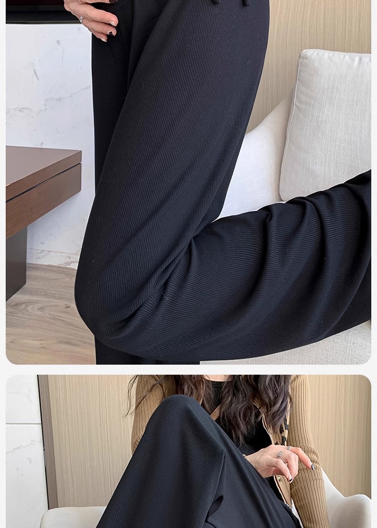 Pantalon de grossesse large et fluide décontracté été_voghion.com