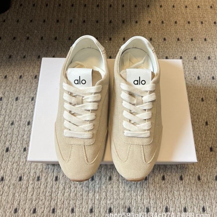 Alo Yoga Sunset Sneaker复古德训鞋休闲运动鞋平底阿甘鞋|undefined