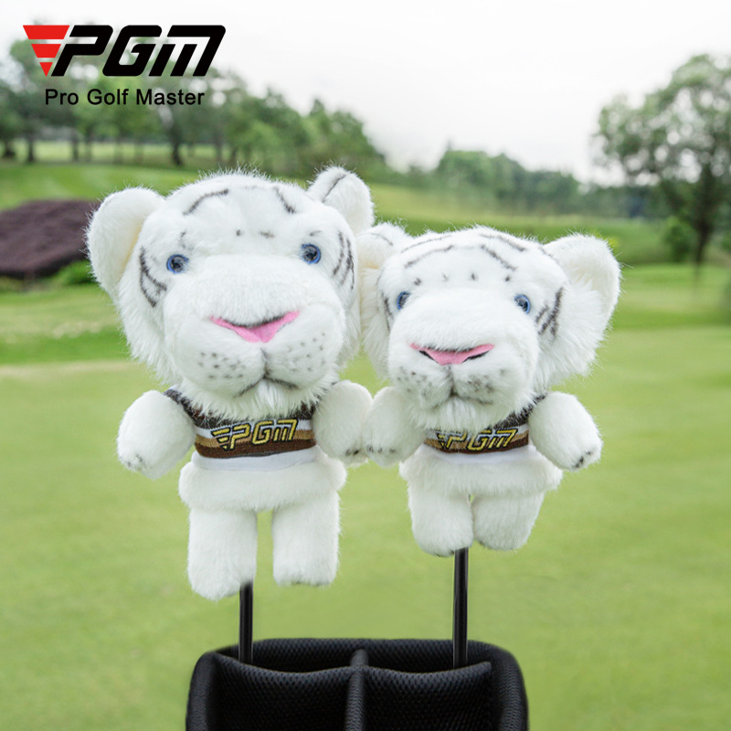 Vỏ đầu gậy Golf PGM bảo vệ gậy gỗ hình thú hoạt hình, đóng mở từ tính, lót lông dày — GT045-Vỏ gậy gỗ cỡ lớn hổ trắng, GT045-Vỏ cột gỗ Fairway nhỏ hổ trắng, GT045-Vỏ gậy gỗ cỡ lớn hổ vàng, GT045-Vỏ cột gỗ Fairway nhỏ hổ vàng
