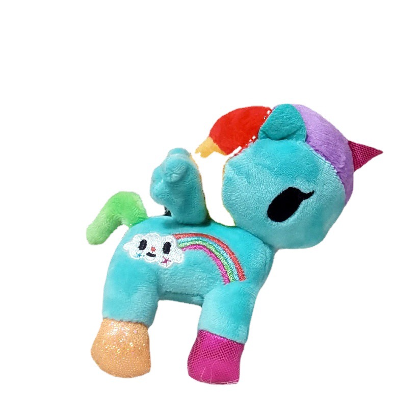 Genuino TokiDoki taoqi DOQI unicornio sirena de peluche juguete llavero muñeca bolsa adornos