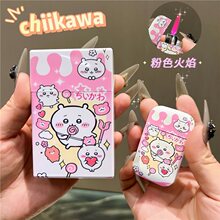 【一件代发】吉伊卡哇乌萨奇小八卡通可爱烟盒防风粉焰打火机朋友