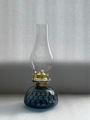 玻璃原色刻花油瓶煤油灯配高硼硅玻璃罩酥油灯美孚灯室内外照明