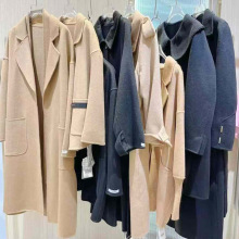 25冬巴宝茵双面羊绒大衣时尚保暖韩系英伦风呢外套女装尾单清货服