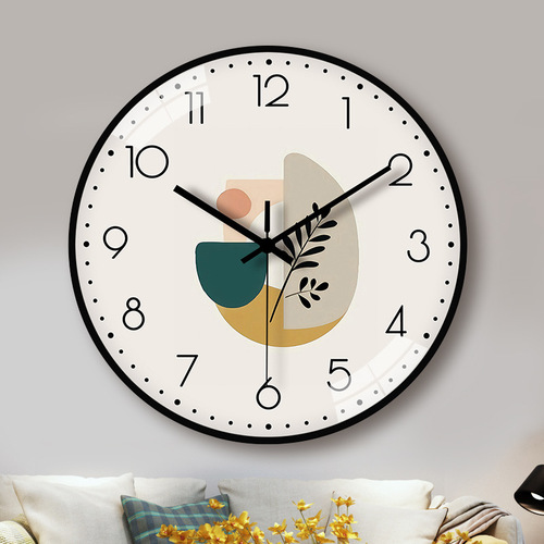 8-inch 20cm Nordic minimalist quiet wall clock for home living room bedroom wall clock, simple clock wholesale