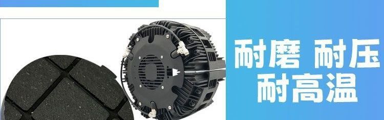 Wear-resistant friction plate slitting machine pneumatic brake original brake pad accessories D-type BS-style round pin brake pad multi-point