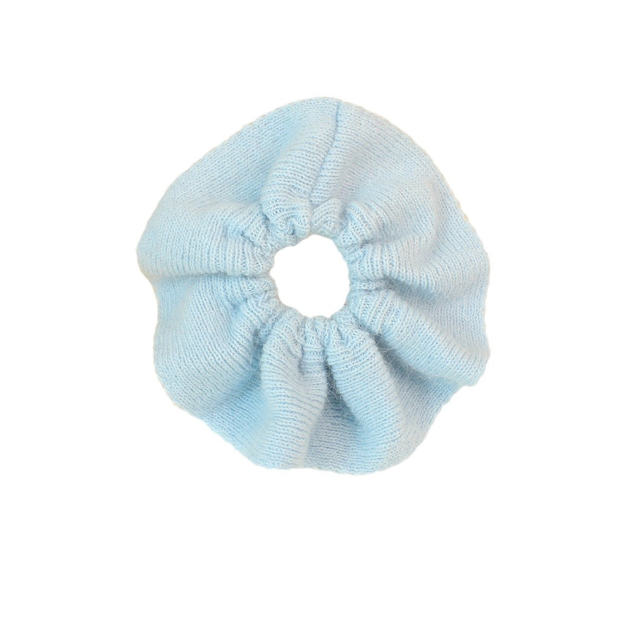 Retro Knitted Hair Tie For Women Versatile Winter Hair Accessory_voghion.com
