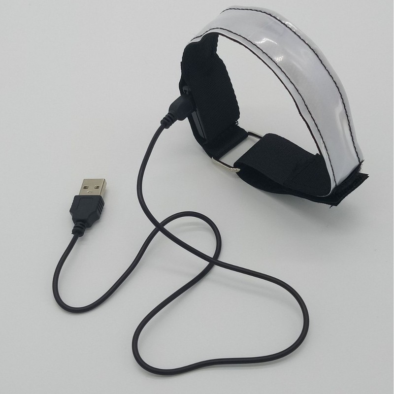 Usb充電led発光アームバンドled反射ブレスレット夜光シートベルト夜走るアウトドアスポーツクロスボーダー製品|undefined