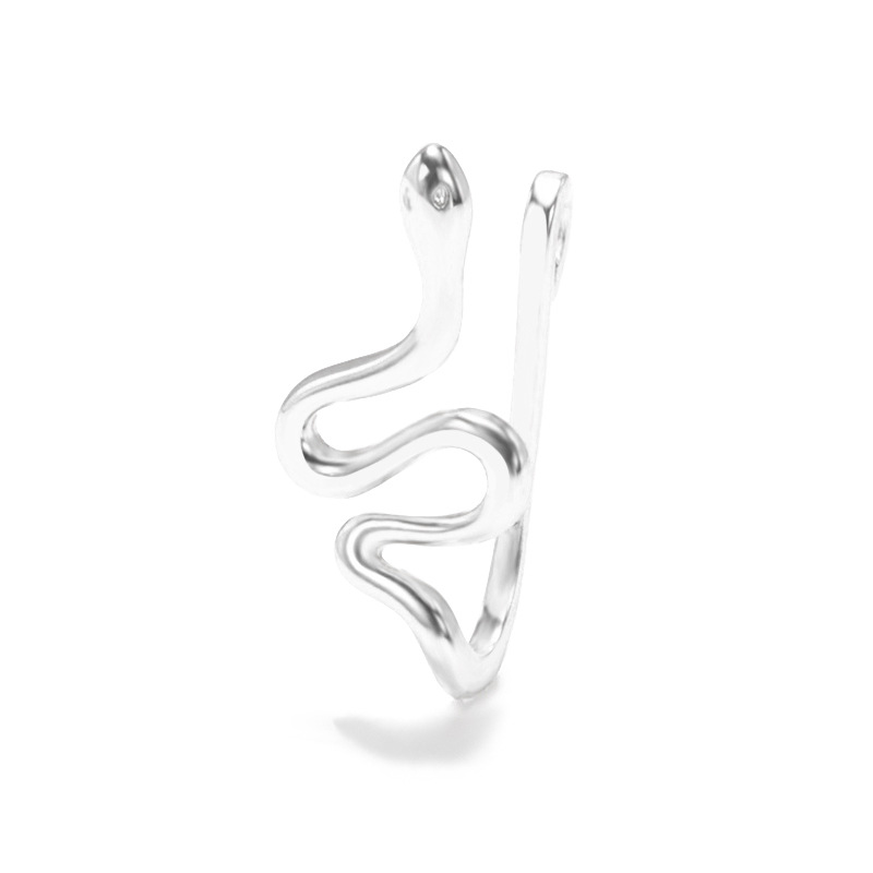 New Style Non-porous Piercing Clip Nose Ring Popular Snake-shaped Fake Nose Ring Wholesale display picture 8