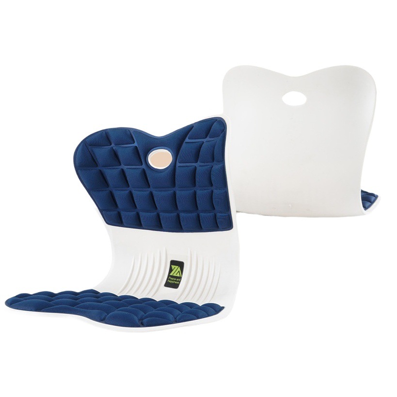 Cojín ergonómico para silla de oficina con soporte para la espalda y la cintura, con forma de pétalo, para corrección de postura y prevención de la cifosis en niños y estudiantes.