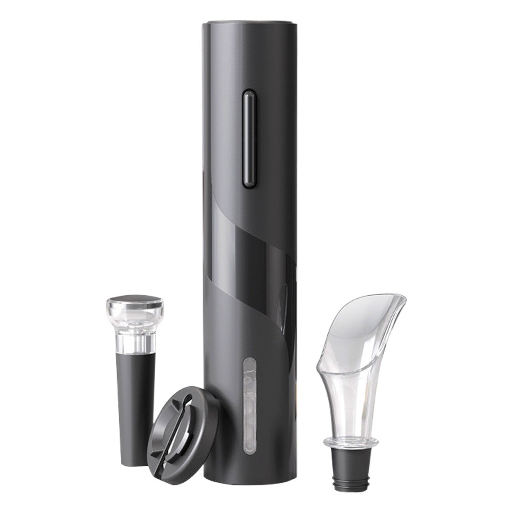 2022 nuevo juego de abrebotellas de vino, juego de caja de regalo multifuncional, juego de abrebotellas de vino eléctrico de plástico