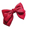 Zhou Yangqing's same bow hair clip clip super fairy mermaid jin -light satin girl back head springs jewelry