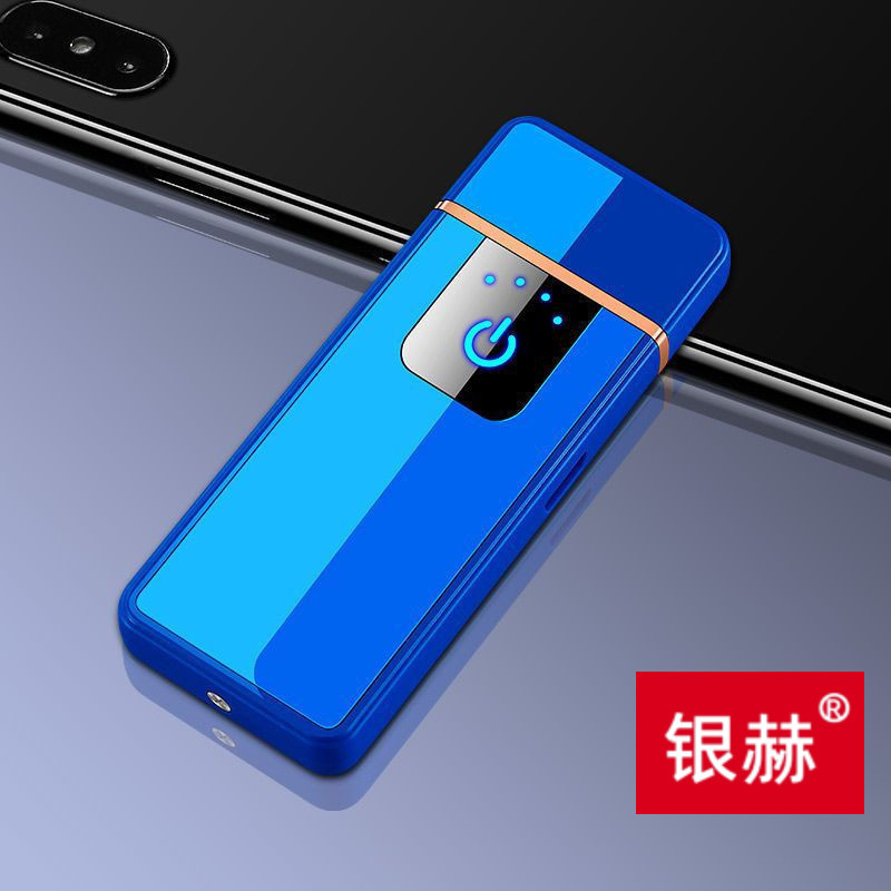 Usb充電ポータブル充電ライタークリエイティブセンサーシガレットライター個性ファッション電子シガレットライター|undefined