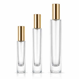 卡口蒙砂香水瓶10ml30ml50ml香水瓶圆柱透明香水瓶玻璃喷雾分装瓶