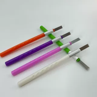 厂家OEM定制ABS杆剪纸切割刀手机后盖铲刀手账橡皮章木质雕刻刀