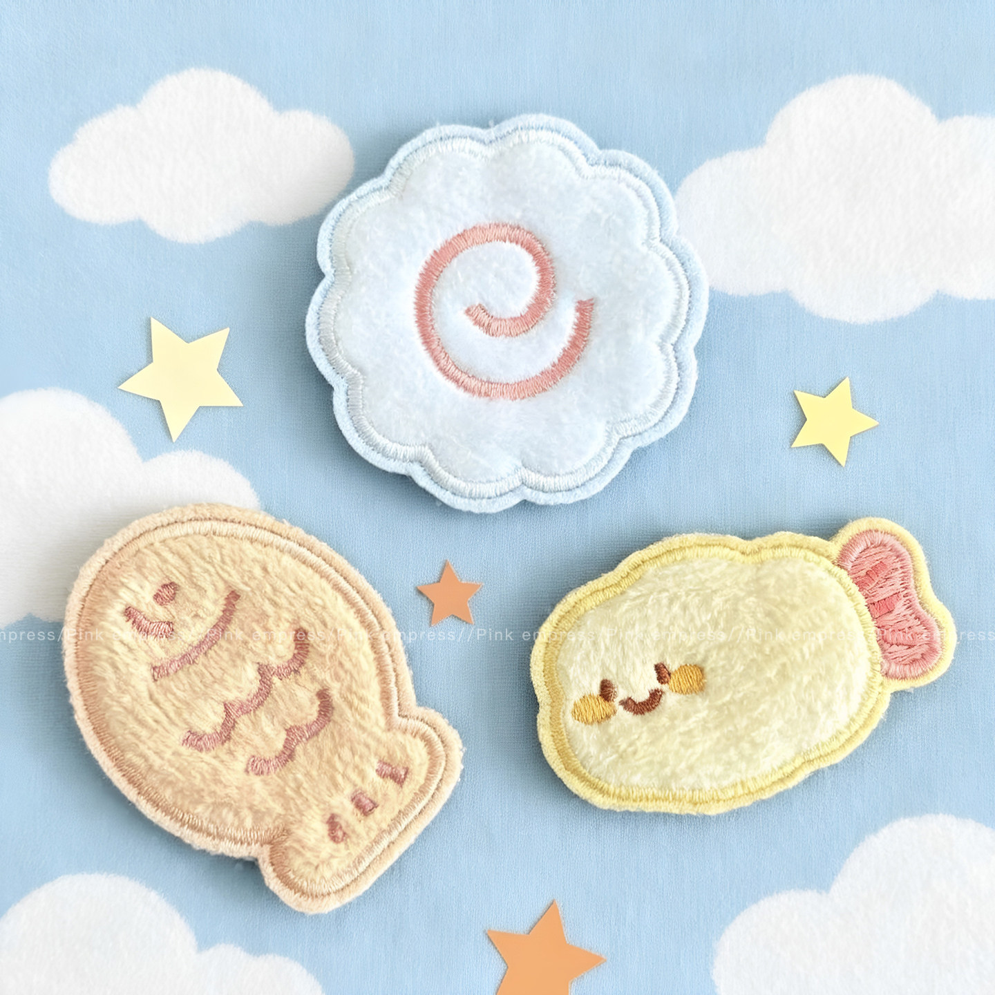Cute shrimp-shaped hair patch, seamless bangs sticker, magic hair accessory for girls, forehead and side fringe hair organizer