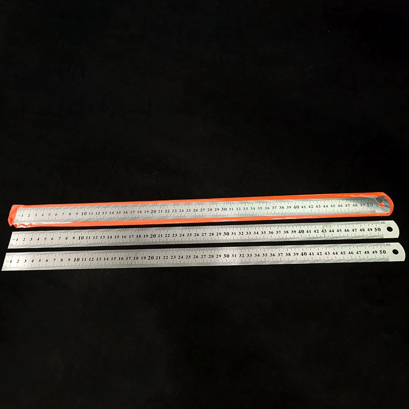 Hardened wear-resistant ruler stainless steel, wholesale, 50cm, increased thickness, 5meter
