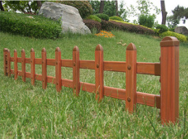 pvc塑钢草坪护栏围栏栅栏户外花园花池室外栏杆塑料绿化带隔离栏