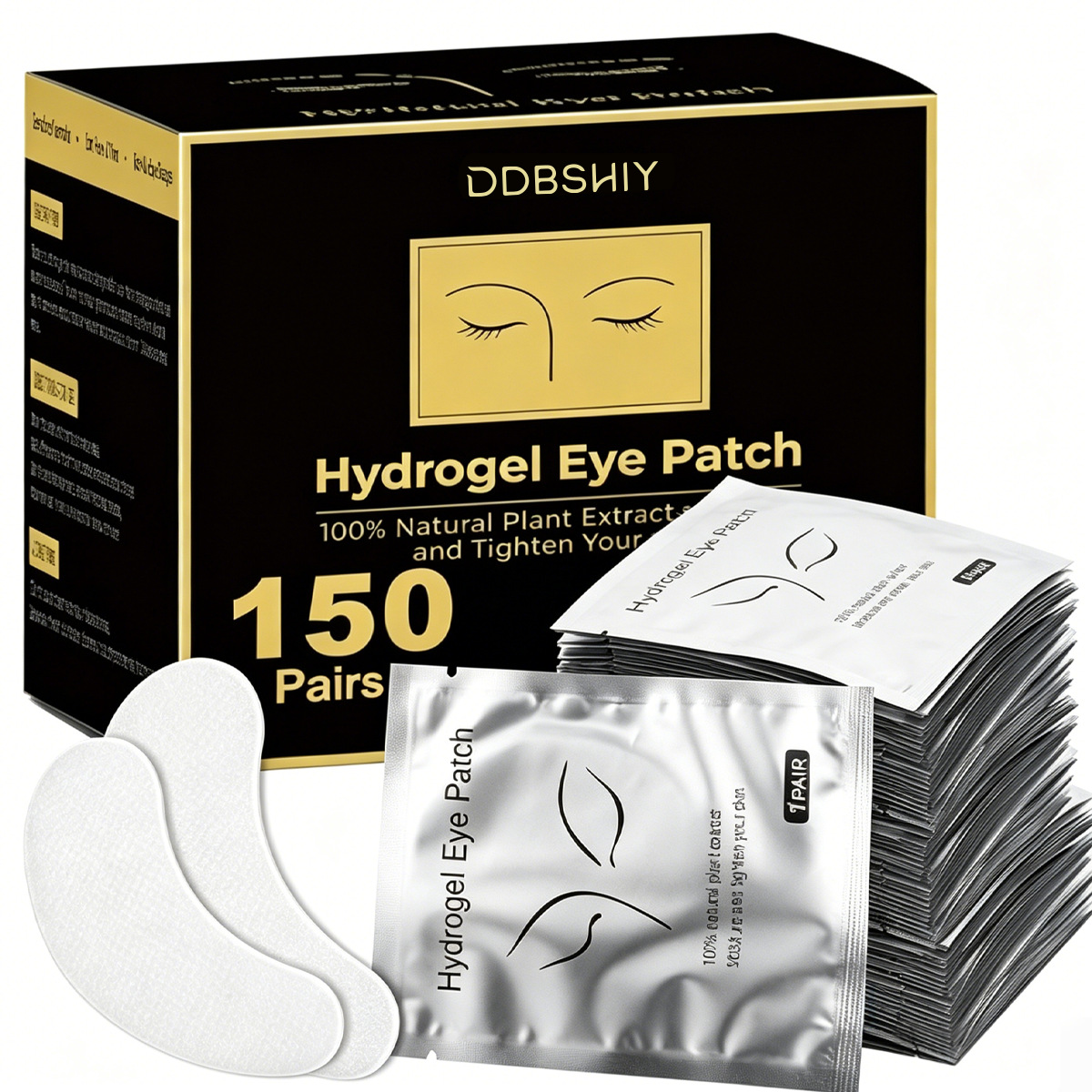 Cross-Border Grafting Eyelash Collagen Eye Patches Isolation Lower Eyelash Transplant Makeup Eyelash Beauty Tools Transplant Eye Mask Patches
