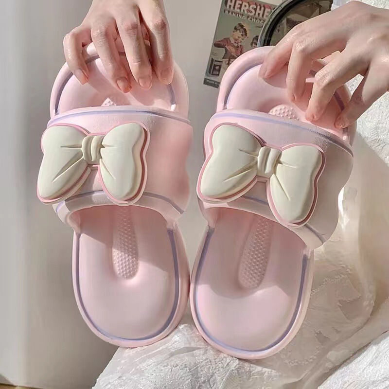 Bow-knot Sandals for Women, Summer Internet Celebrity, Cute and Fashionable Outer Wear, Thick-soled Non-slip Indoor Home Slippers That Feel Like Stepping on Shit Bow-knot Sandals for Women, Summer Internet Celebrity, Cute and Fashionable Outer Wear, Thick-soled Non-slip Indoor Home Slippers That Feel Like Stepping on Shit