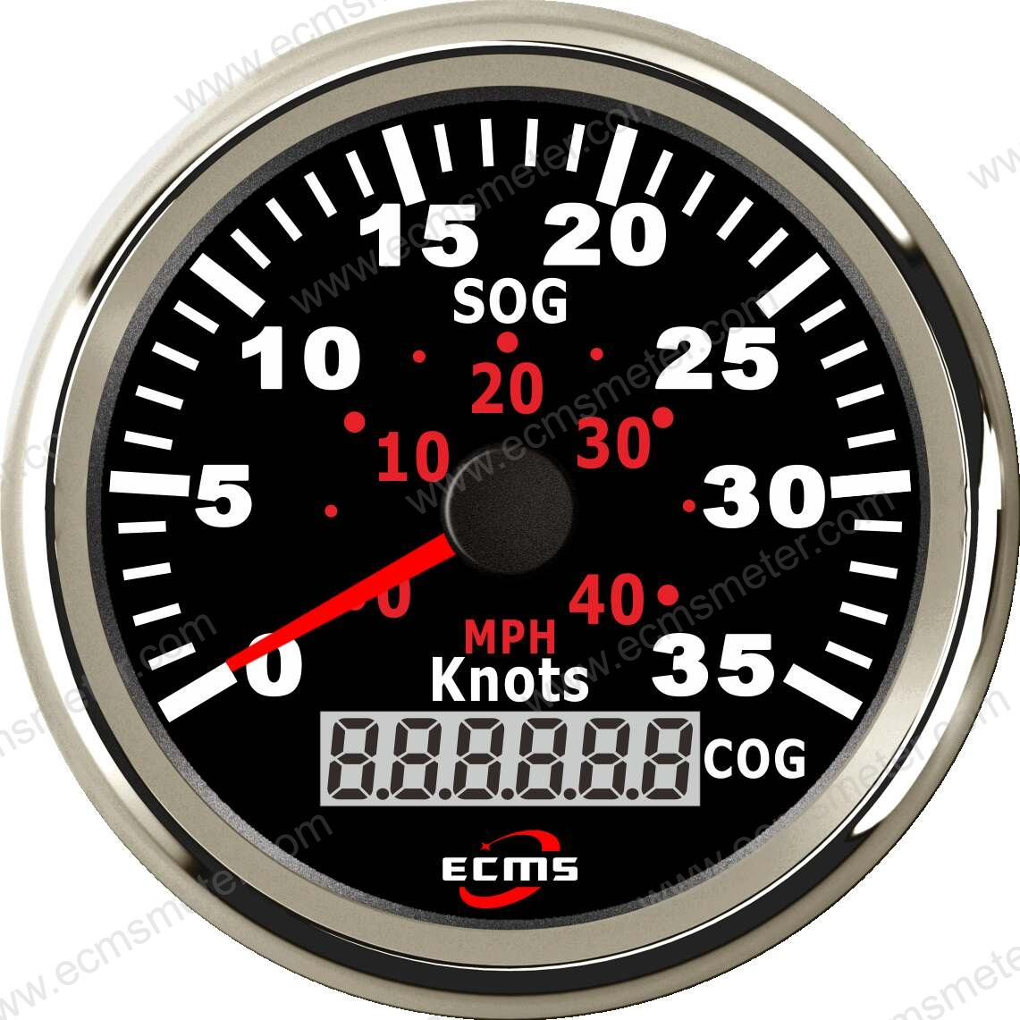 ECP摩托艇快艇游轮渔船打捞船用船舶GPS速度表航速表35Knots