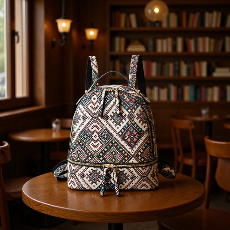 Mochila de estilo nacional 2025, nueva mochila universitaria, estilo extranjero, mochila de moda, bolsa de comercio exterior transfronteriza