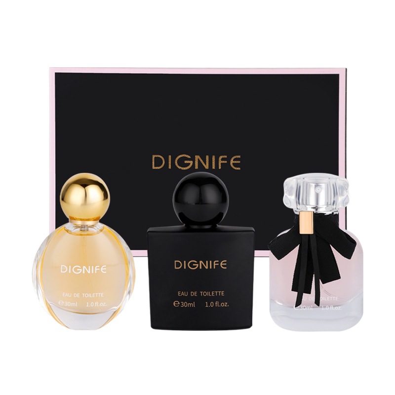 En stock: Nuevo set de regalo Black Opium de Li Fei, Free Spirit Black Opium y set de tres piezas de perfume Mon Paris.