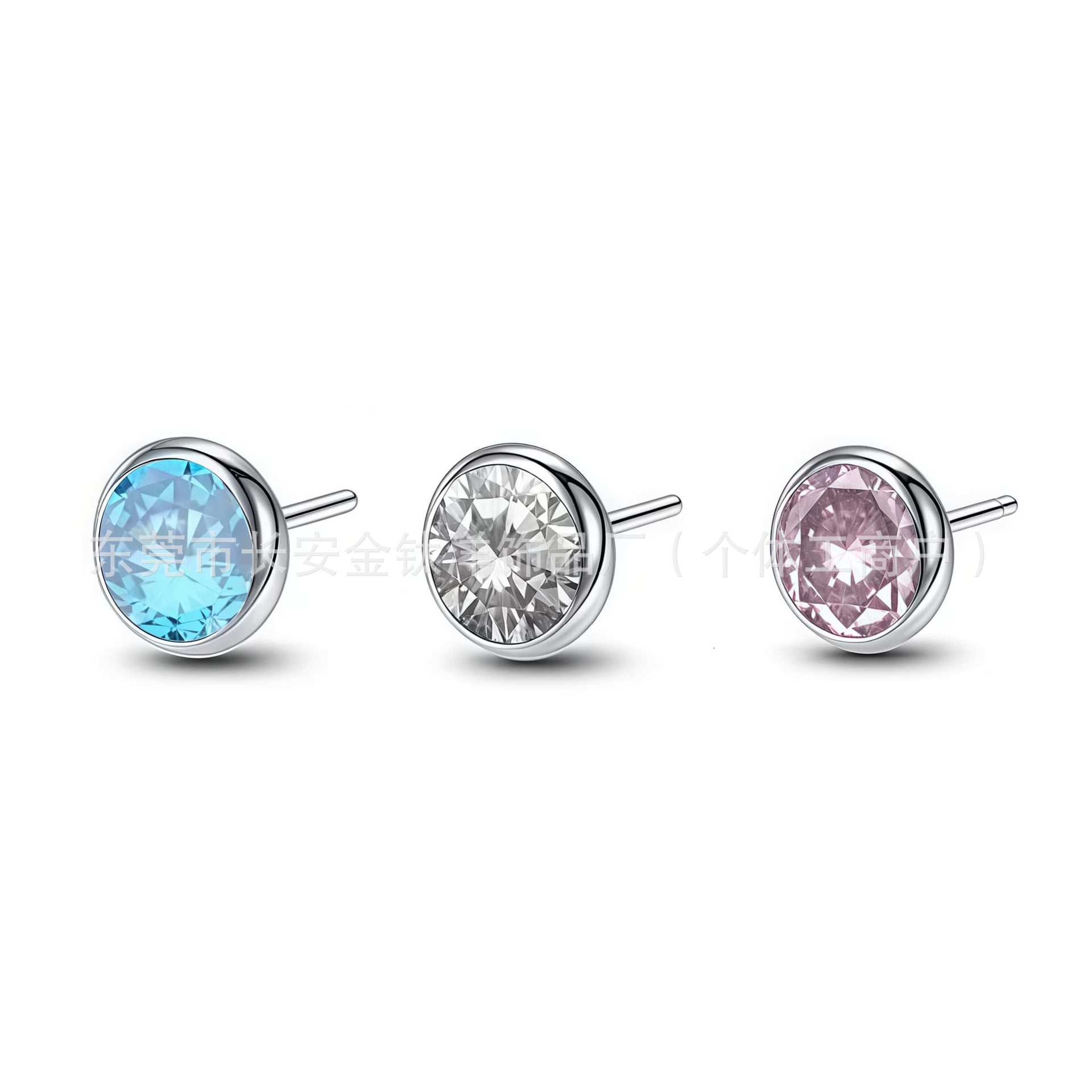 Pointed titanium steel lip stud product view