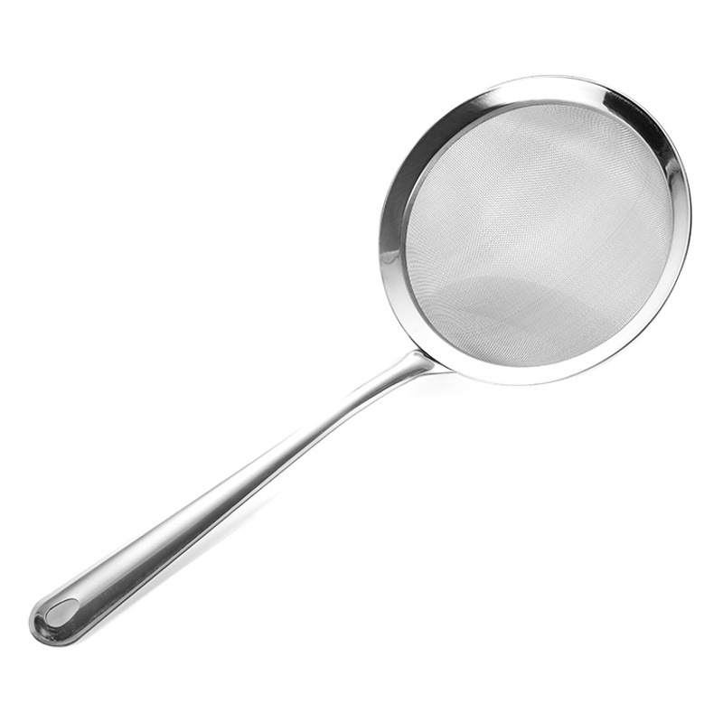 Stainless steel mesh leakage hot pot foaming spoon household kitchen oil filter spoon oil grid oil separation spoon ultra-dense filter screen wholesale