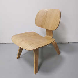 出口弯曲木休闲椅子可加软包工厂批发胶合板椅创意水曲柳小狗椅