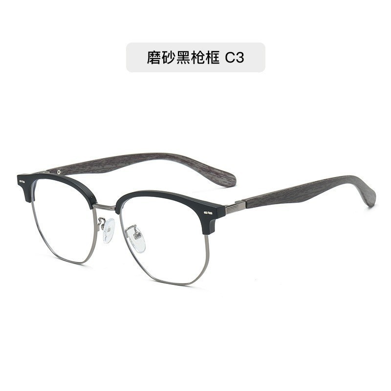 Nuevo miopía ultra ligera TR90 antiluz azul con grados Sven marco de gafas de luz plana gran marco de gafas de medio marco para hombres