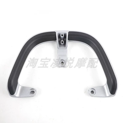 tail wing, aluminum alloy cushion, tail – Electric car rear backrest - single-tail-fin-silver-white-default-item