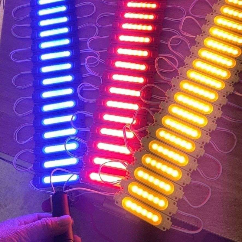 LED lens COB injection molded module 24V light source SMD illuminated letter light strip light box advertising board waterproof module light