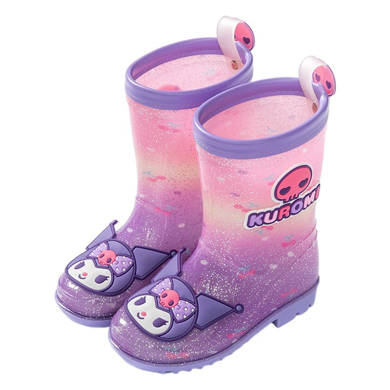 Детские непромокаемые сапоги Sanrio Four Seasons, резиновые сапоги kulomi Kitty Cat, мужские и женские нескользящие детские сады, ученики начальной школы, оптовая продажа