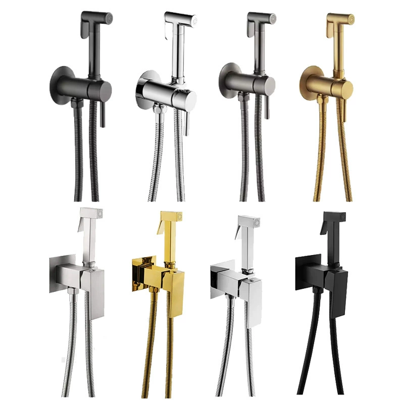 Трансграничный унитаз-компаньон распылитель кран в стену распылитель холодный горячий медный унитаз