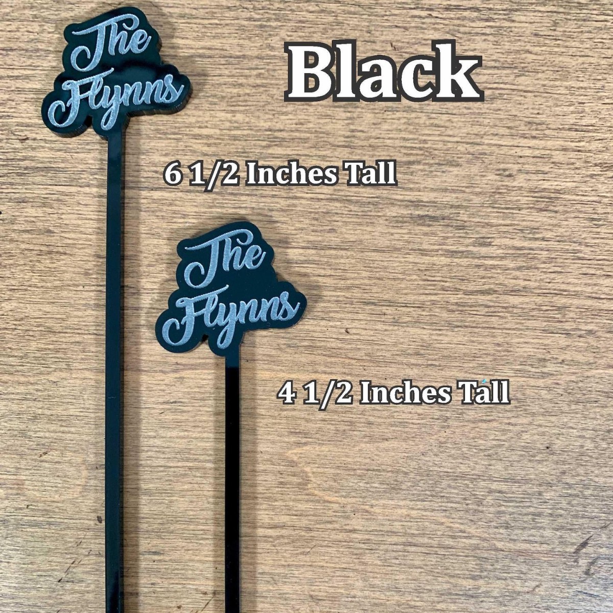 Acrylic Cocktail Stirrer, Personalized Drink Stirring Stick, Wedding Event Engraved Name Stirrer