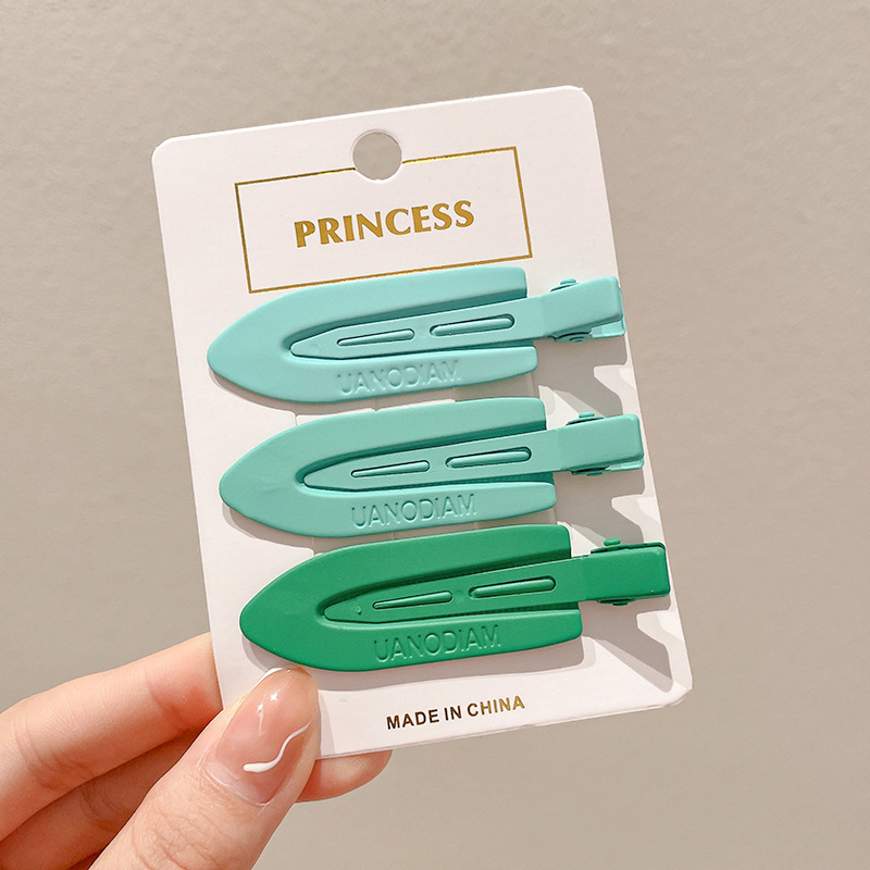 Coreano de color cremoso dulce corazón de la niña BB clips lindos multifacéticos para niños cabello de pelo mar roto clips de cabello tocado clips laterales