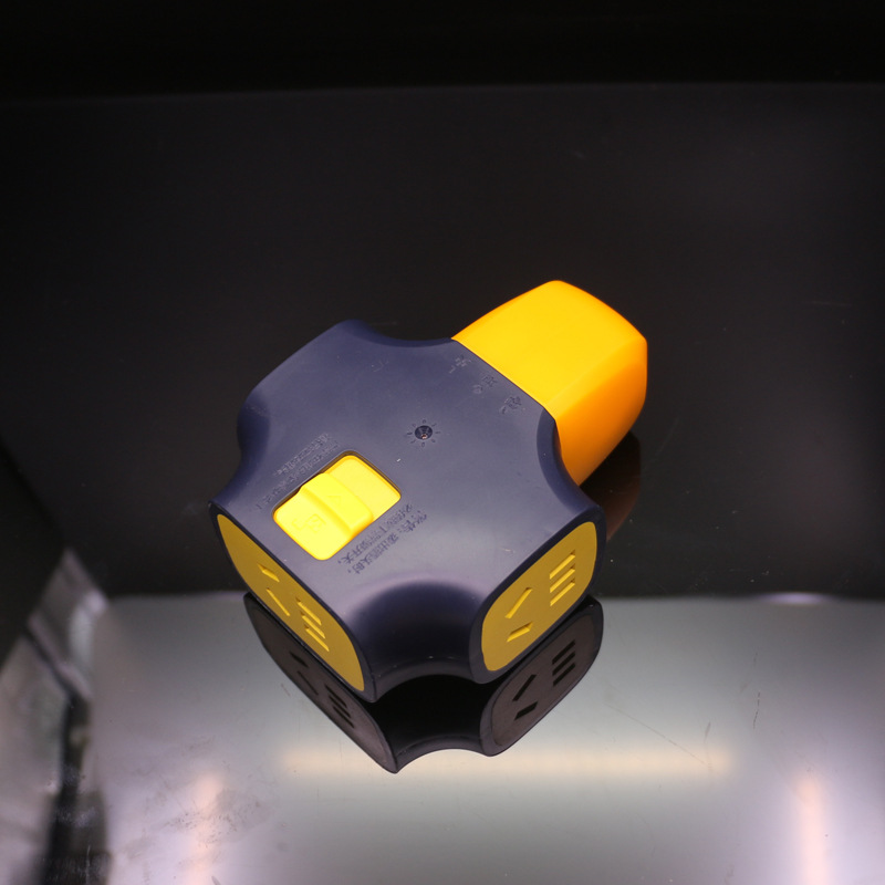 【达牛DN-160】自锁拉不脱大功率防脱落拖接线板插防摔工地插座