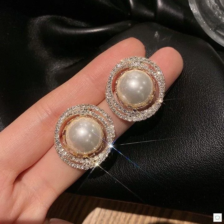 Серьги из жемчуга с бантами, стиль лёгкого люкса