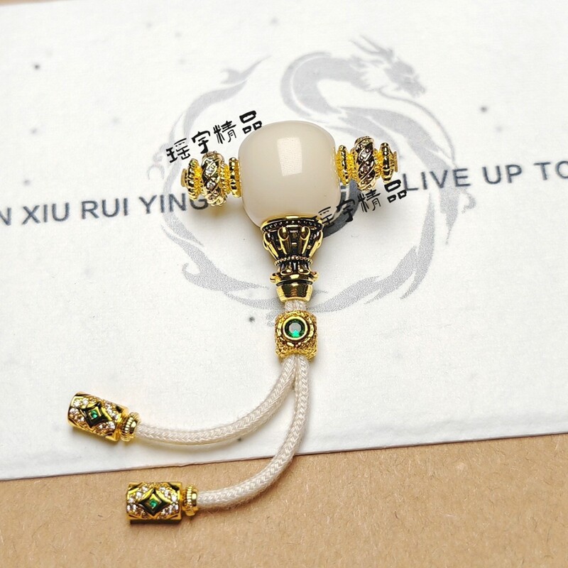 A Complete Set of High-End Sherpa Glass Accessories, Large Hole Connectors, Universal Shaft Beads, and Accessories