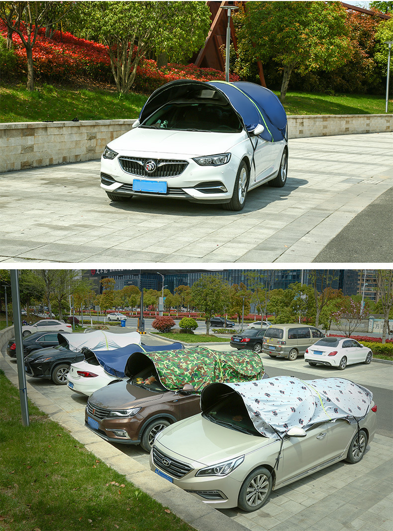 Sun protection and heat insulation car sunshade mobile folding sunshade car sunshade car car clothing car cover car umbrella
