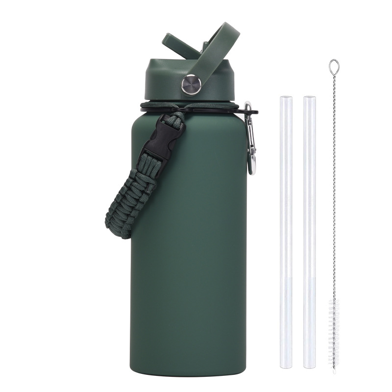 Casual Style Casual Solid Color Stainless Steel Water Bottles 1 Piece
