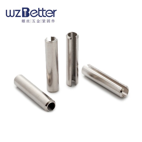 304 stainless steel cylindrical elastic pin positioning pin open hollow pin spring pin spring pin GB879 M3-M10