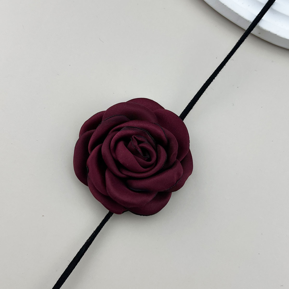5g Weight Choker Classification Cloth Chain Material 1 Piece Quantity Holiday, Daily Occasion Gauze Material Flower Pattern Women's Gender Elegant Style Elegant Flower Gauze Choker Wholesale 13