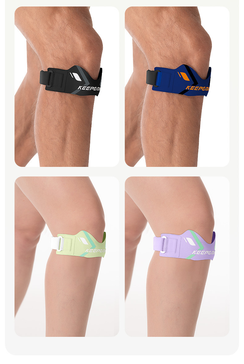 Basketball Pads Running Cycling Fitness Patella Compression Stabilizer Climbing Knee Brace Meniscus Support_voghion.com