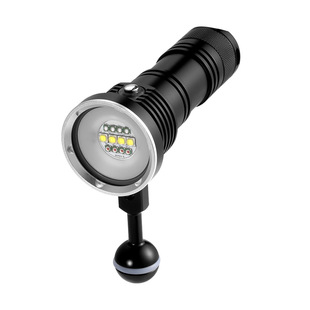 Cross-border new multi-color diving photography light diving flashlight White Red Blue White red purple light diving light