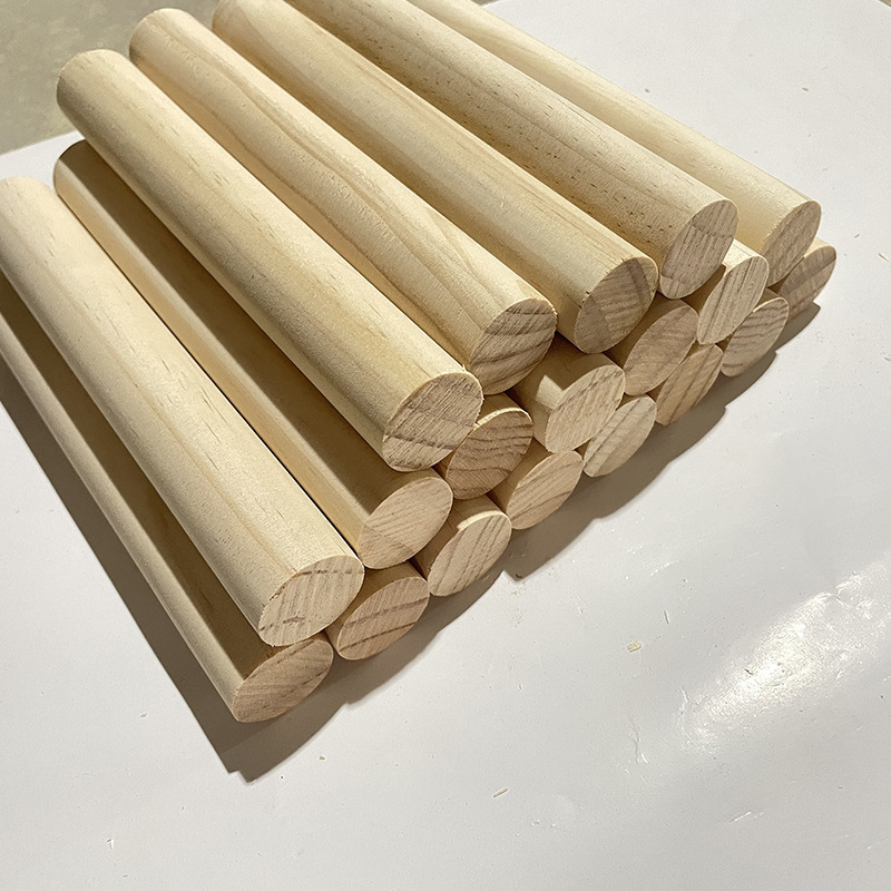 さまざまな仕様とサイズのソリッド DIY 木製小さな丸棒、丸棒、木製丸棒、木製棒、パイン材丸棒|undefined