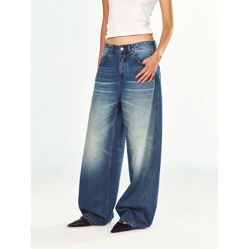 【Time-Perceving Black Label】New Versatile Classic Series Slim-Fit Leg-Lengthening Banana Jeans V63393 【Time-Perceving Black Label】New Versatile Classic Series Slim-Fit Leg-Lengthening Banana Jeans V63393