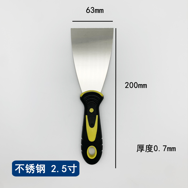 Fabricantes al por mayor cuchillo de yeso de acero inoxidable cuchillo de limpieza doméstico cuchillo de yeso de ladrillo industrial herramientas de hardware